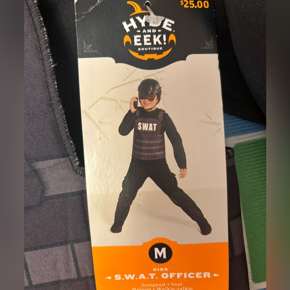 😁! SWAT Costume - Black